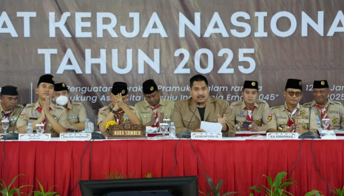 Menpora Dito Dorong Gerakan Pramuka untuk Bangun Karakter Generasi Muda