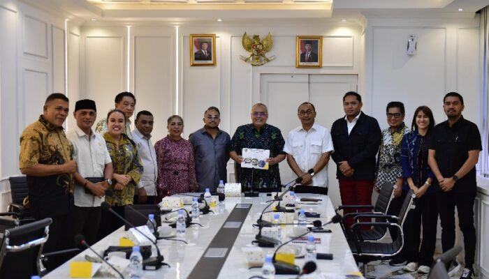 Sesmenpora Terima Audiensi DPRD Maluku Terkait Pembangunan Fasilitas Olahraga