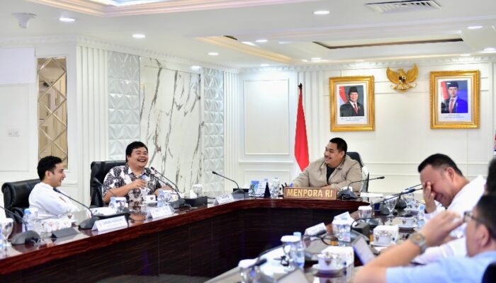 Menpora Dito Bahas Pembinaan Talenta Muda Sepakbola dengan Tim Korea-Korea Selecao