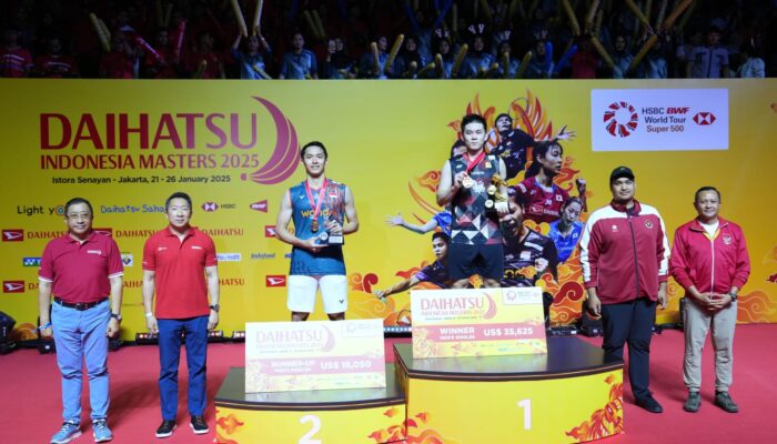 Menpora Dito Saksikan Atlet Bulu Tangkis Indonesia di Final Masters 2025