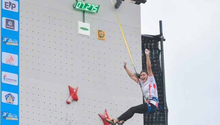 Kadek Adi Asih Raih Perunggu di Piala Dunia Panjat Tebing 2025