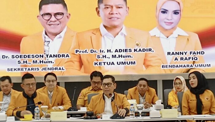 Ketum Adies Kadir Umumkan Susunan Pengurus Ormas MKGR Periode 2025-2030